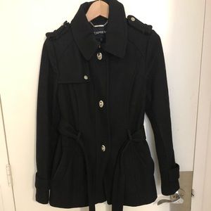 Express Wool Blend Trench Coat